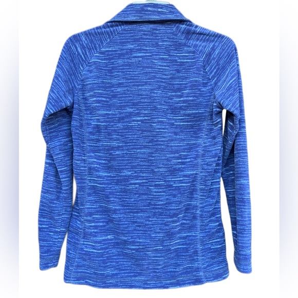 COLUMBIA ~ Women's Blue 1/4 Zip Long Sleeve Pullover Top. SMALL - Picture 2 of 3
